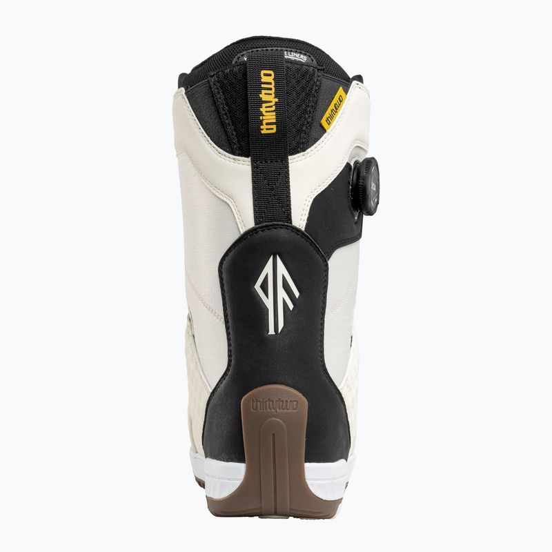 Férfi snowboard cipők ThirtyTwo Lashed Double Boa Fava white/black/yellow 3