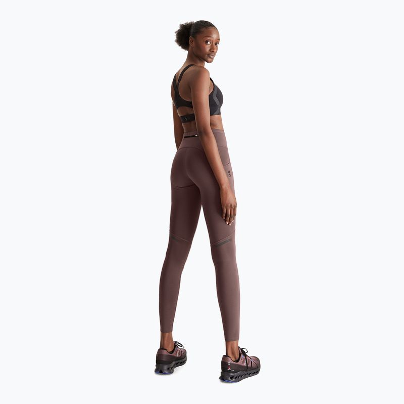 Női futó leggings On Performance Téli szőlő 2
