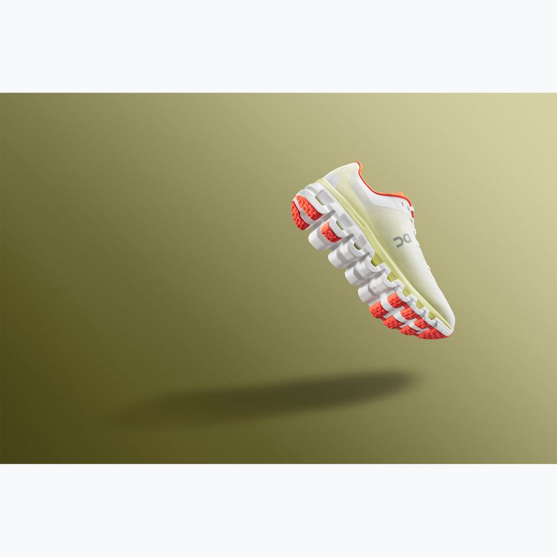 Női futócipő On Cloudflow 4 white/hay 8
