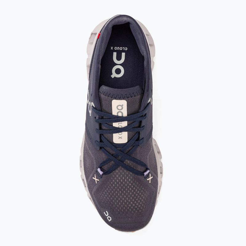 Női futócipő On Cloud X 3 iron/fade 5