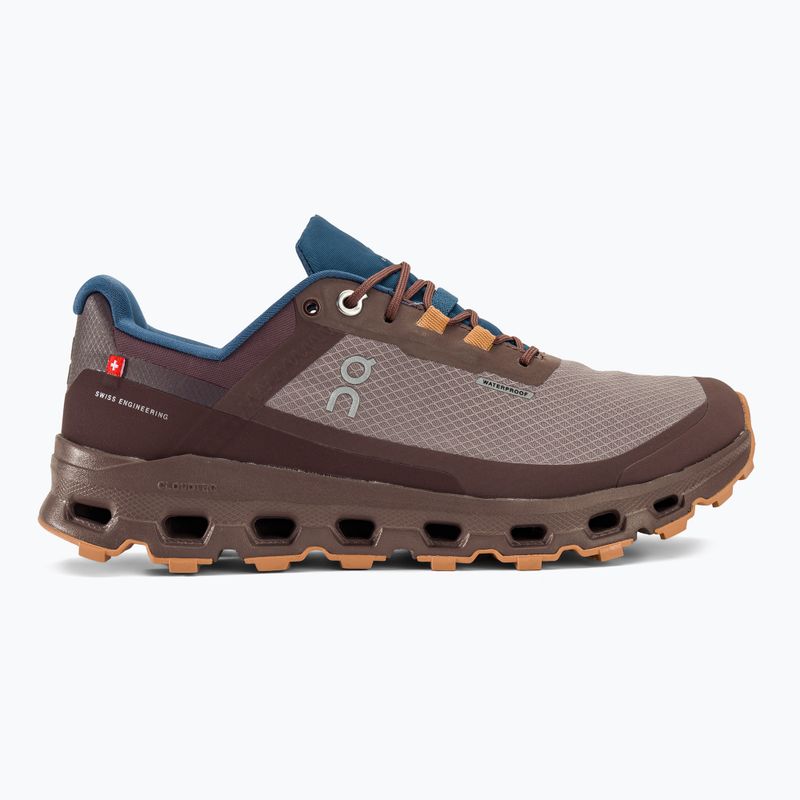 Női futócipő On Cloudvista Waterproof zinc/grape 2