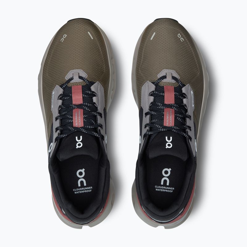 Női futócipő On Running Cloudrunner 2 Waterproof olive/mahogany 6