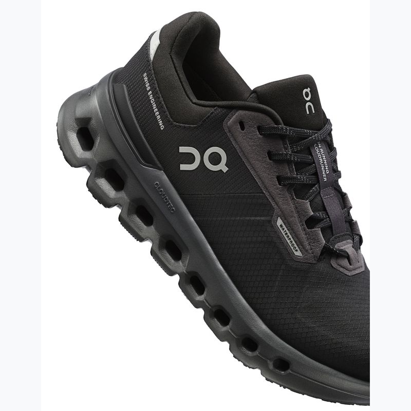 Női futócipő On Cloudrunner 2 Waterproof magnet/black 15
