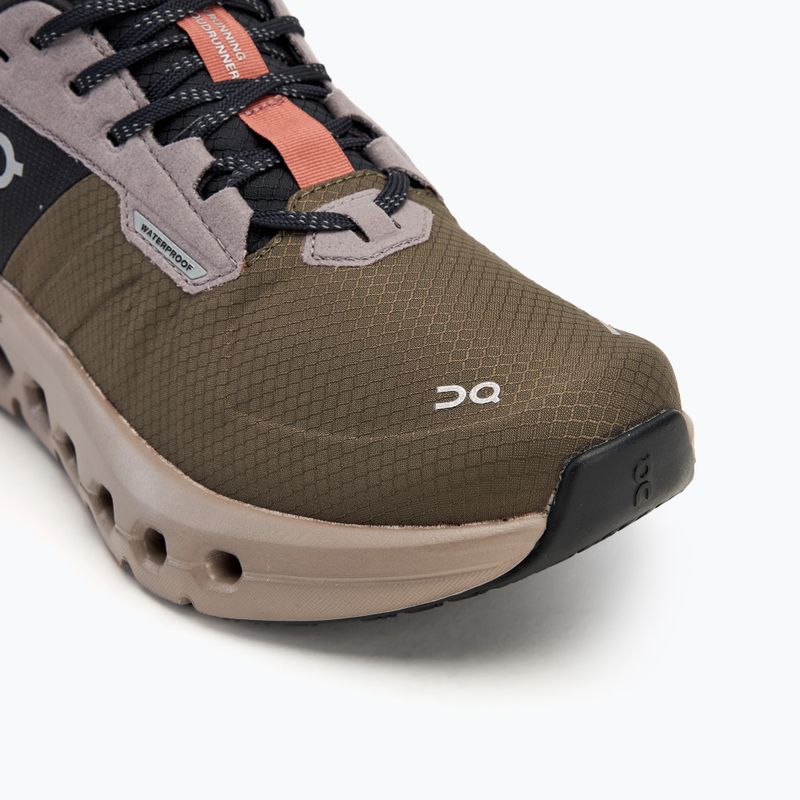 Női futócipő On Cloudrunner 2 Waterproof olive/mahogany 7