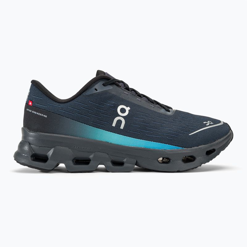 Női futócipő On Cloudspark black/blueberry 2