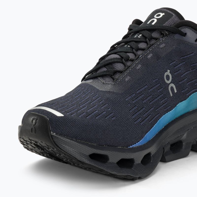 Női futócipő On Cloudspark black/blueberry 7