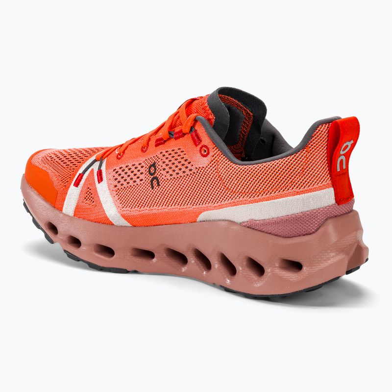 Női futócipő On Cloudsurfer Trail flame/dustrose 3