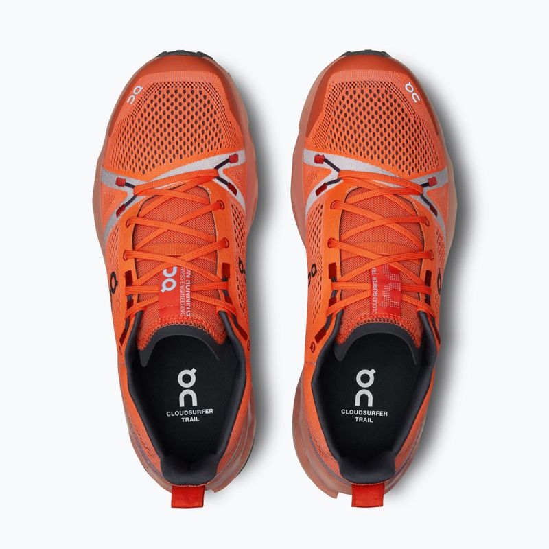 Női futócipő On Cloudsurfer Trail flame/dustrose 13