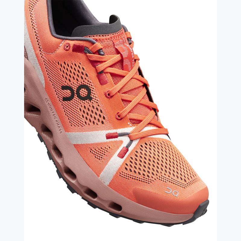 Női futócipő On Cloudsurfer Trail flame/dustrose 14