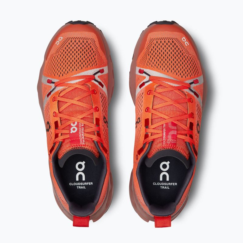 Női futócipő On Cloudsurfer Trail flame/dustrose 13
