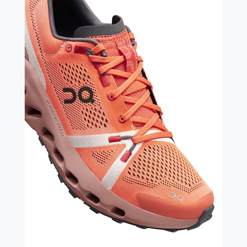 Női futócipő On Cloudsurfer Trail flame/dustrose 14
