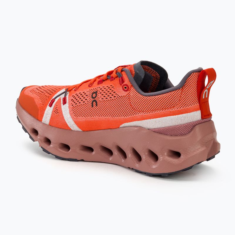 Női futócipő On Cloudsurfer Trail flame/dustrose 3