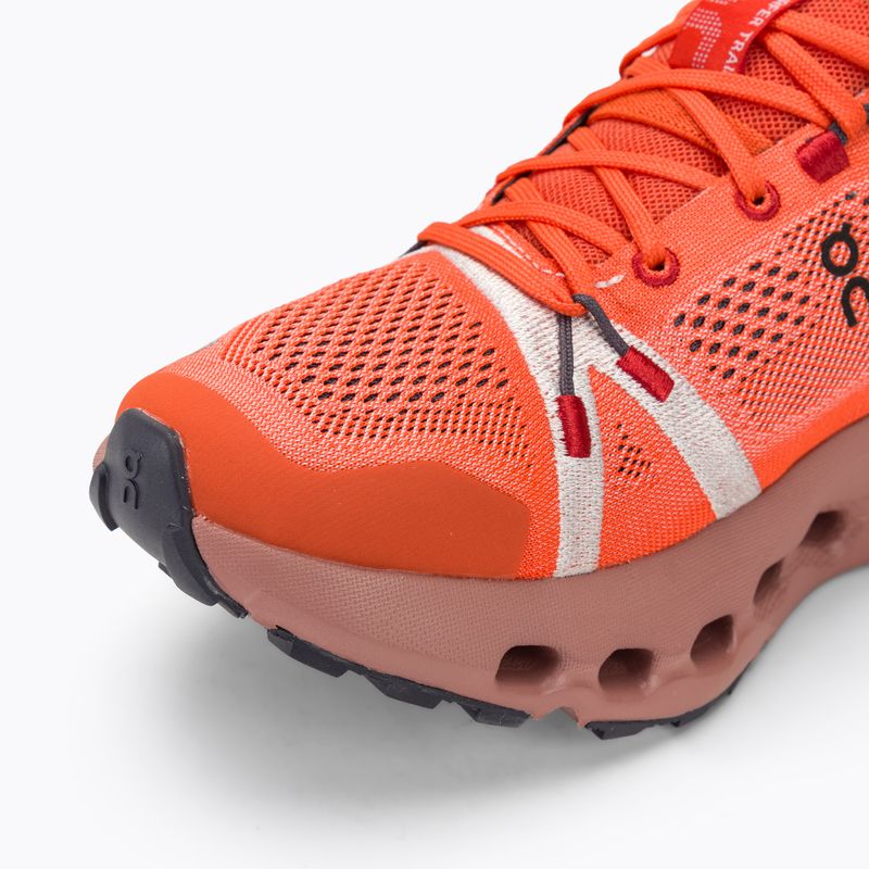 Női futócipő On Cloudsurfer Trail flame/dustrose 7