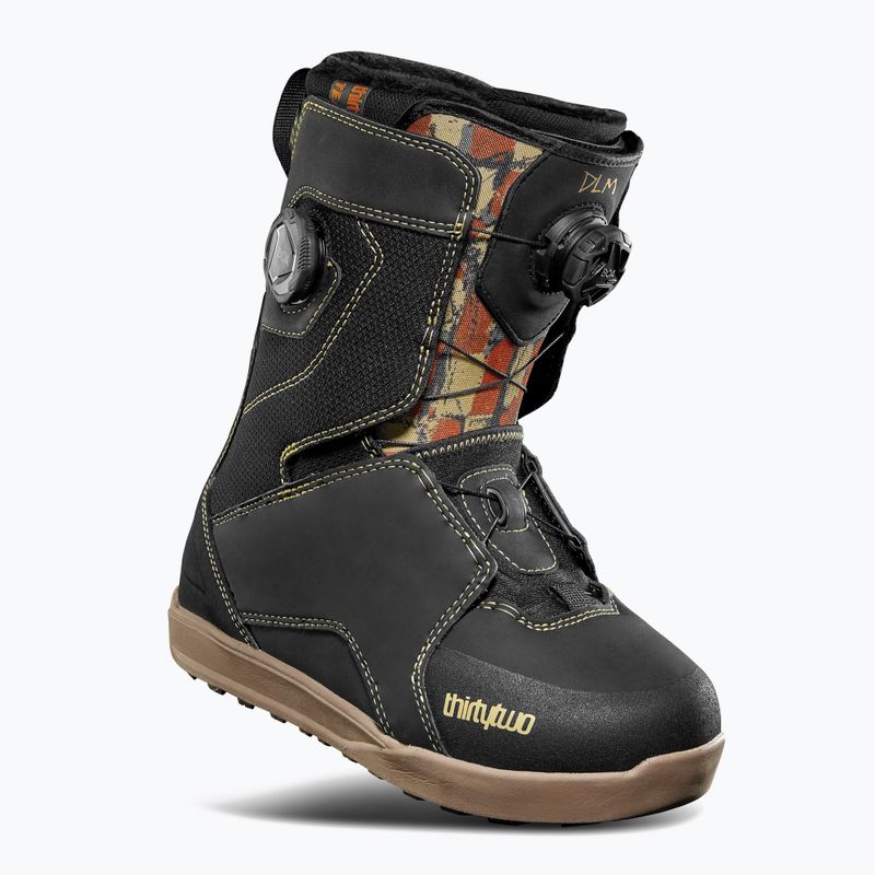 Női snowboardcipők ThirtyTwo Lashed Double Boa Melancon WʼS ʼ25 black/gum 6