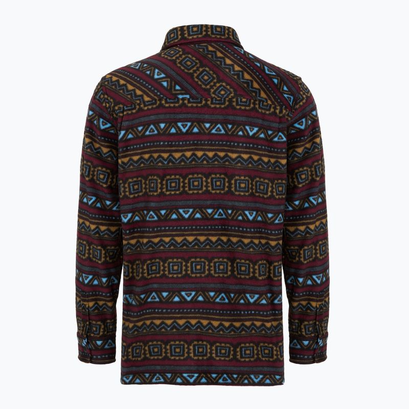 Férfi ing ThirtyTwo Rest Stop Zip Up maroon 2