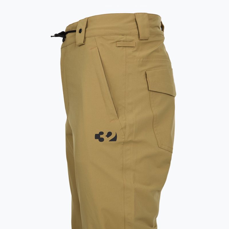 Férfi snowboardnadrág ThirtyTwo Wooderson khaki 3