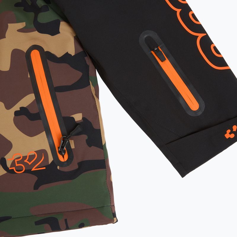 Gyerek snowboard dzseki ThirtyTwo Grasser Insulated black/orange 4
