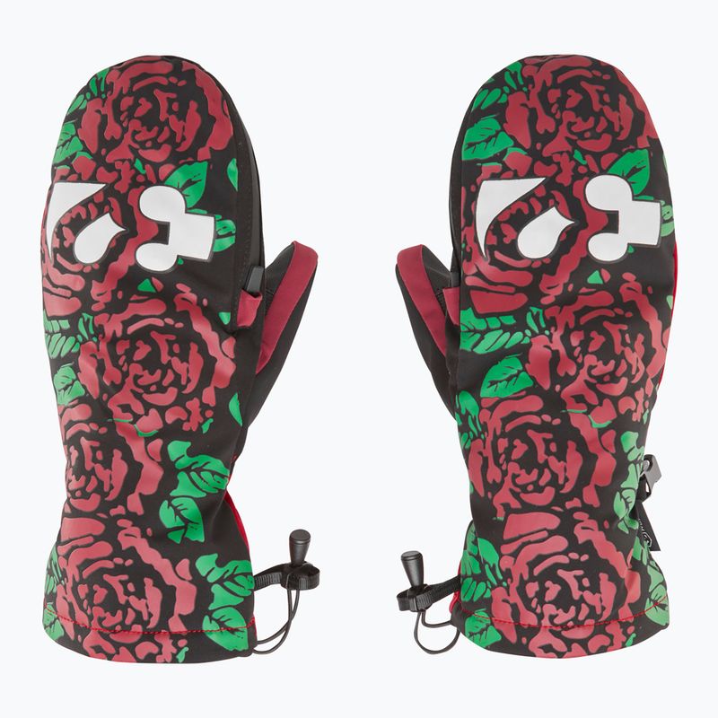 Női snowboard kesztyű ThirtyTwo Corp Mitt red/black