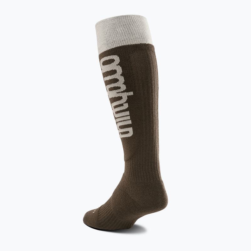 Férfi snowboard zokni ThirtyTwo Jones Merino brown 2