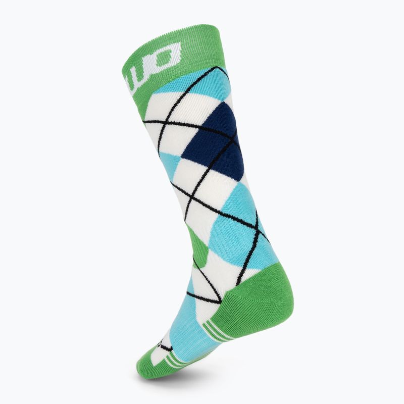 Férfi snowboard zoknik ThirtyTwo Double green 2