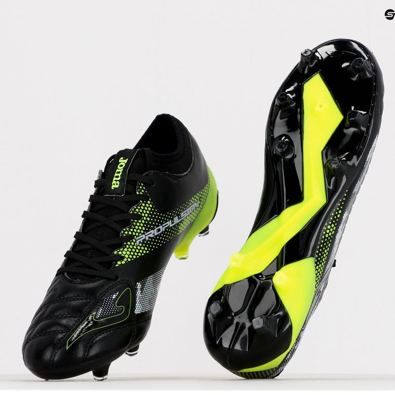 Joma Propulsion Cup FG fekete/citromsárga fluor férfi futballcipő 14