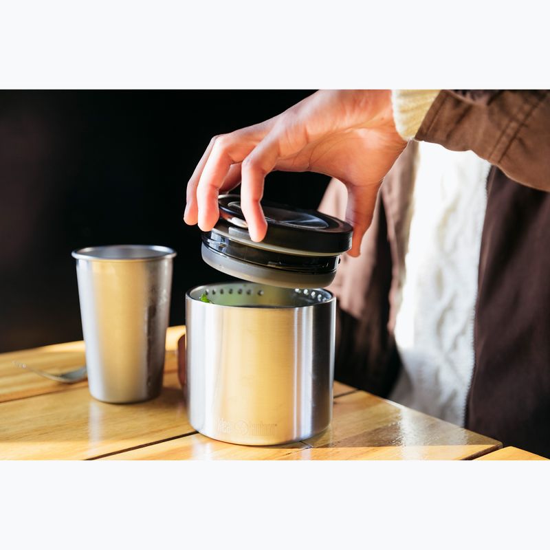 Klean Kanteen TKCanister 473 ml-es, csiszolt rozsdamentes ételmérő termosz 14