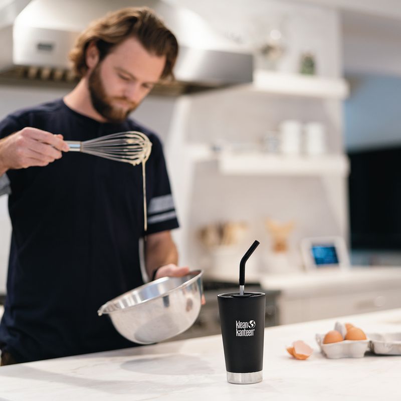 Klean Kanteen Tumbler vákuumszigetelt termikus bögre fekete 3