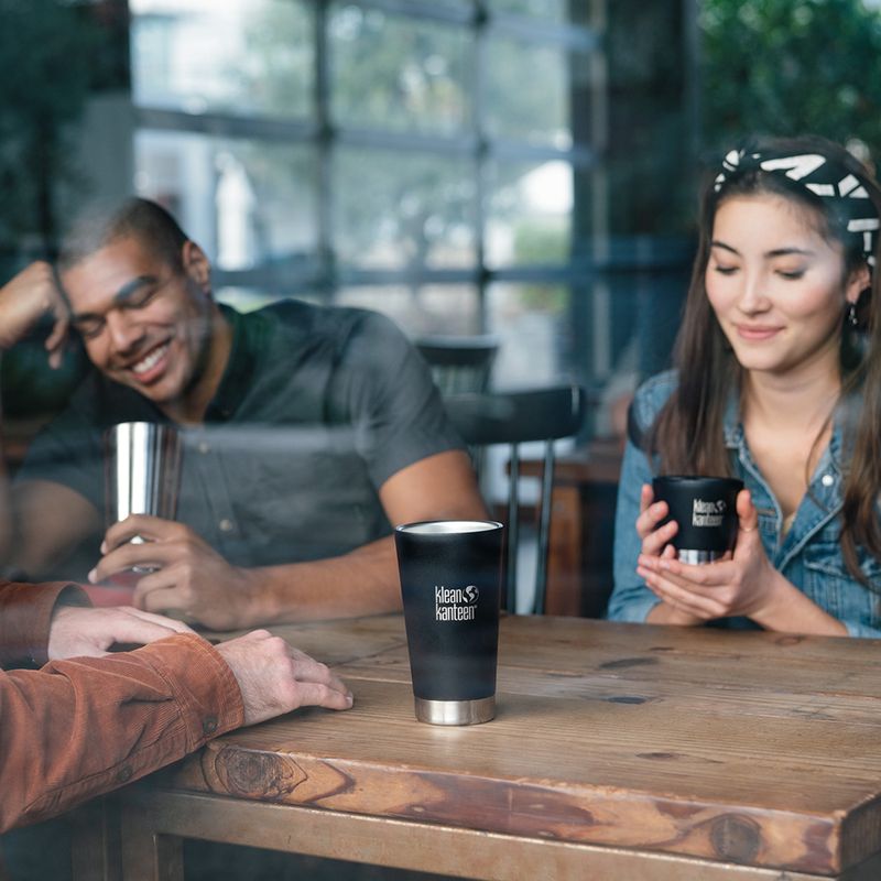 Klean Kanteen Tumbler vákuumszigetelt termikus bögre fekete 5