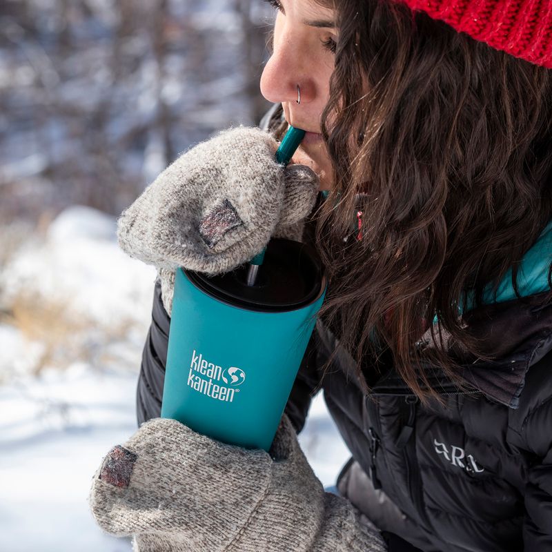 Klean Kanteen Tumbler vákuumszigetelt hőszigetelt bögre smaragd öböl 7