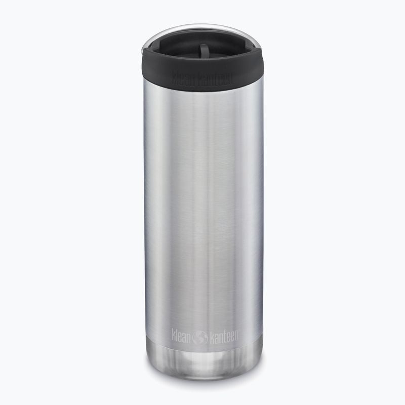 Klean Kanteen TKWide Cafe Cap 473 ml-es, szálcsiszolt rozsdamentes acél termo bögre