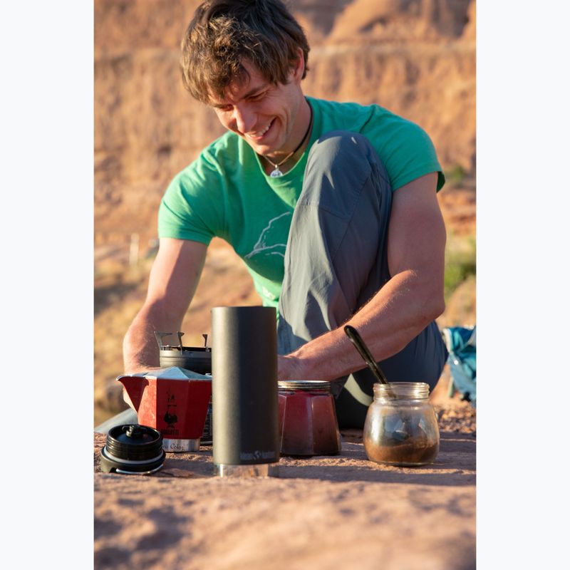 Klean Kanteen TKWide Cafe Cap termo bögre 473 ml fekete 8