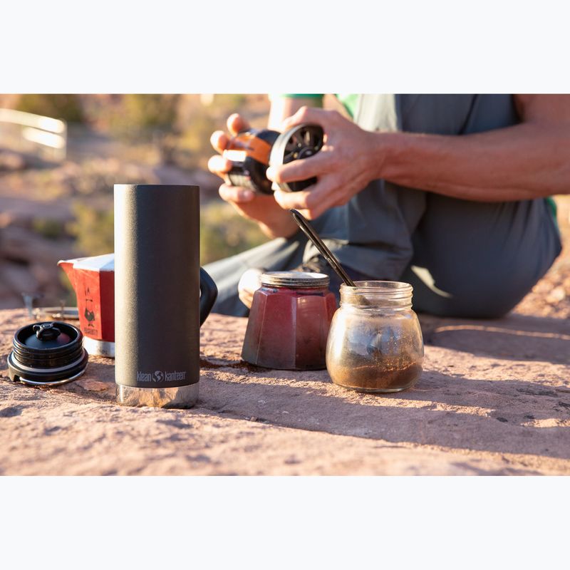 Klean Kanteen TKWide Cafe Cap termo bögre 473 ml fekete 9