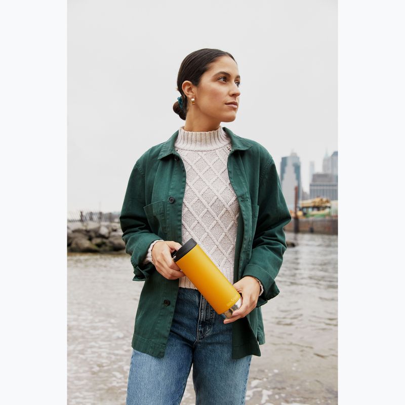 Klean Kanteen TKWide Cafe Cap 473 ml-es termál bögre marigold 3