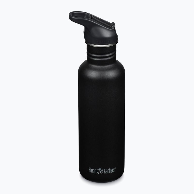 Klean Kanteen Classic Flip Seal Sport utazó palack 800 ml fekete