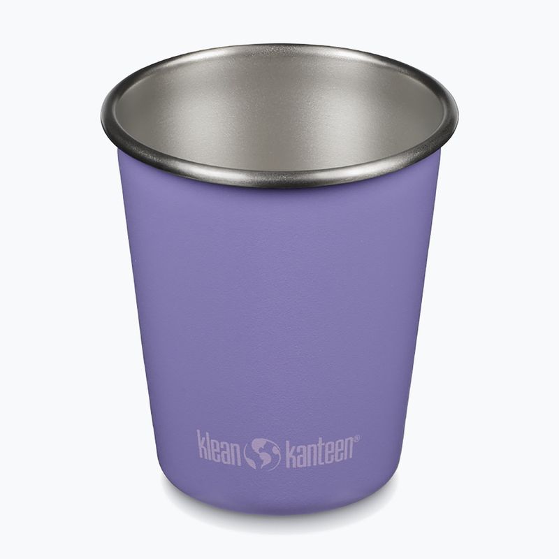 Bögre KLEAN KANTEEN Steel Straw Lid 296 ml paisley purple 2