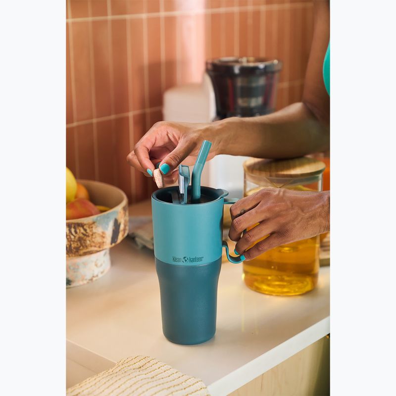 Termoszbögre KLEAN KANTEEN Rise Tumbler Flip Straw 1064 ml brittany blue 2