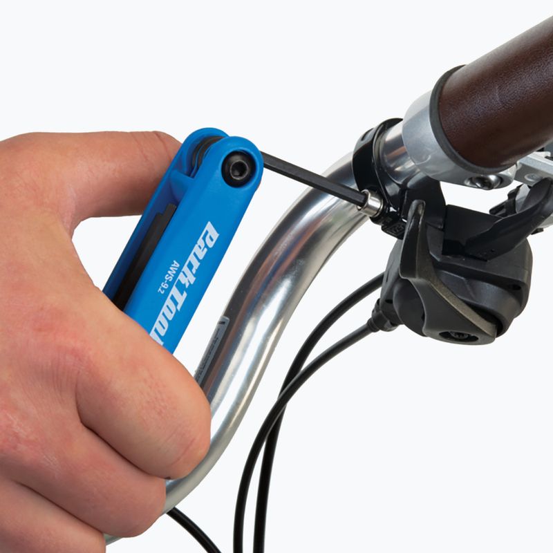 Hatlapos/csavaros csavarkulcs. Park Tool AWS-9.2 fekete/kék 4