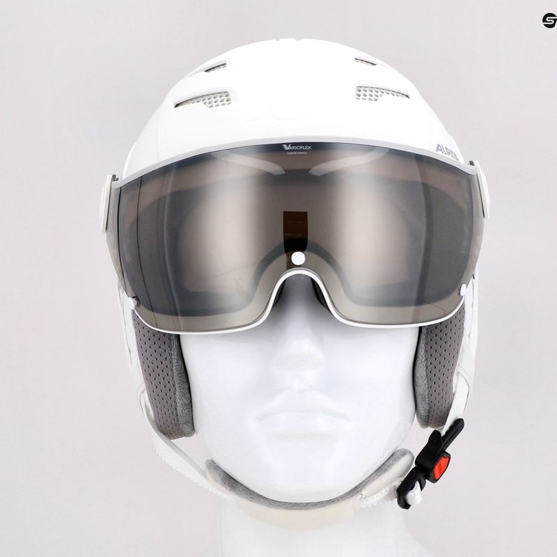 Sí sisak Alpina Jump 2.0 VM white/gray matt 16