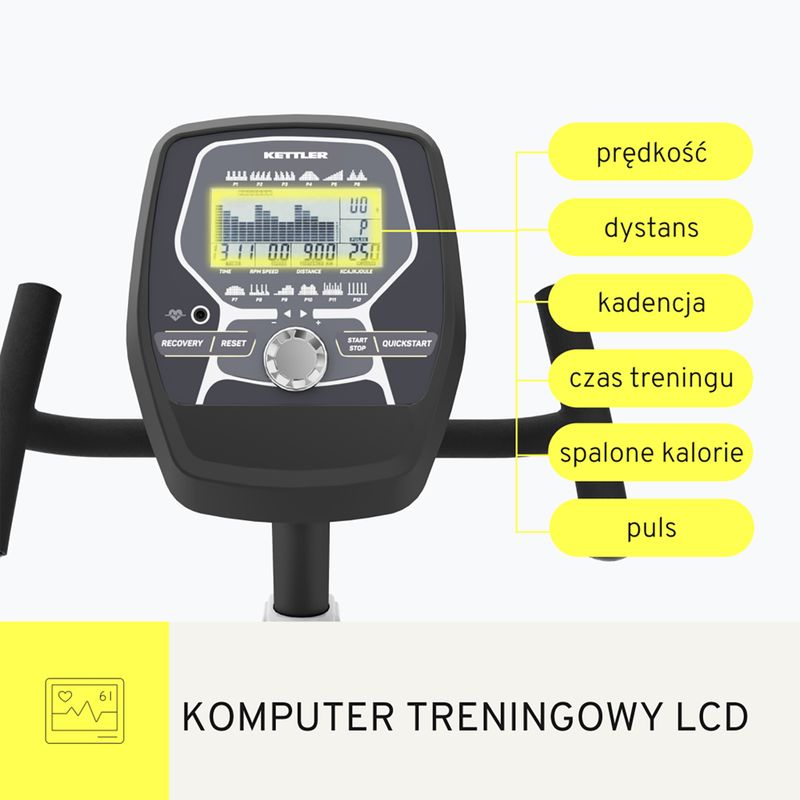 Kettler Axos Avior R fekete HT1004-100 álló kerékpár 3