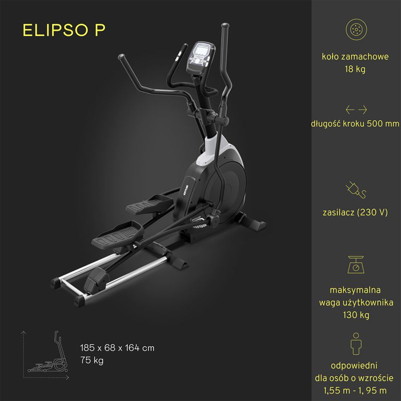 Kettler Crosstrainer Axos Elipso P Fekete CT1018-100 2