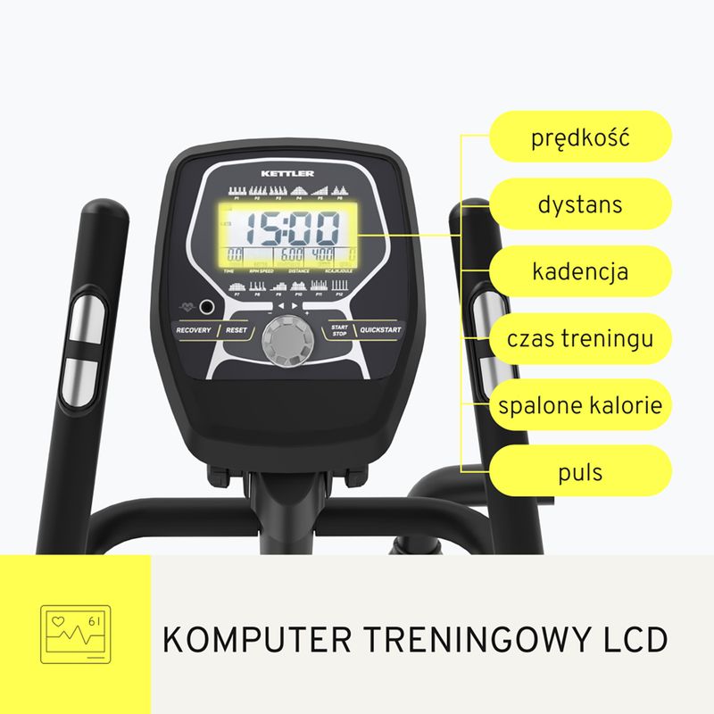 Kettler Crosstrainer Axos Elipso P Fekete CT1018-100 3