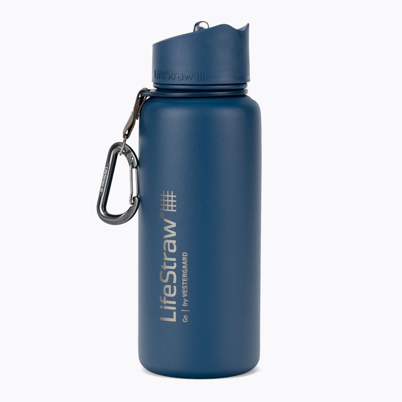 Lifestraw Go rozsdamentes acél 710ml kék utazó palack LSGOSSMB1