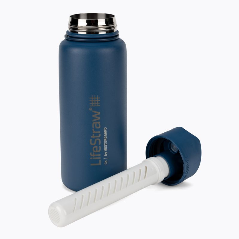 Lifestraw Go rozsdamentes acél 710ml kék utazó palack LSGOSSMB1 4