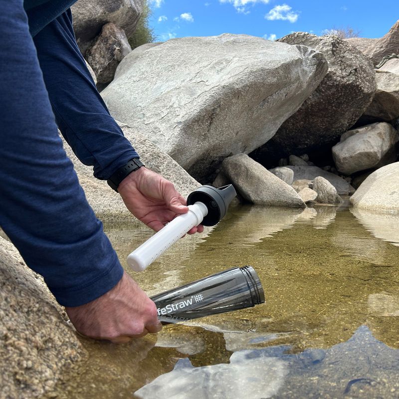 Túrapalack szűrővel Lifestraw Go 2.0 1 l  black 5