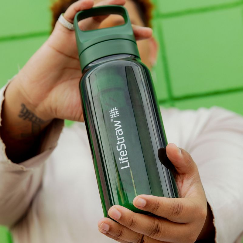 Túrapalack szűrővel Lifestraw Go 2.0 1 l terrace green 4