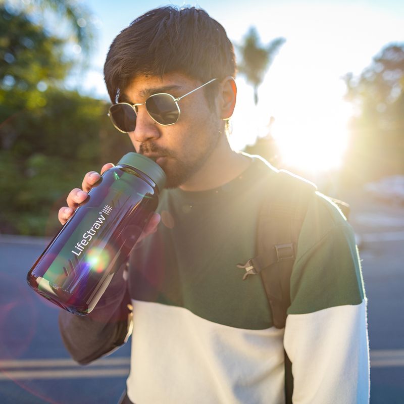 Túrapalack szűrővel Lifestraw Go 2.0 1 l terrace green 5