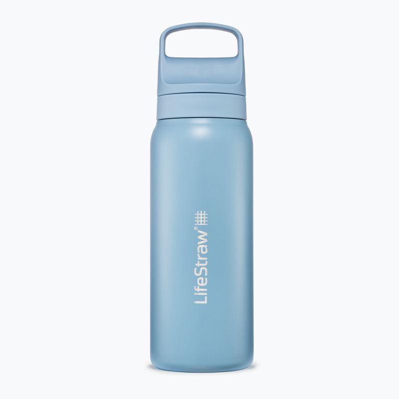 Túrapalack szűrővel Lifestraw Go 2.0 Steel 1 l icelandic blue