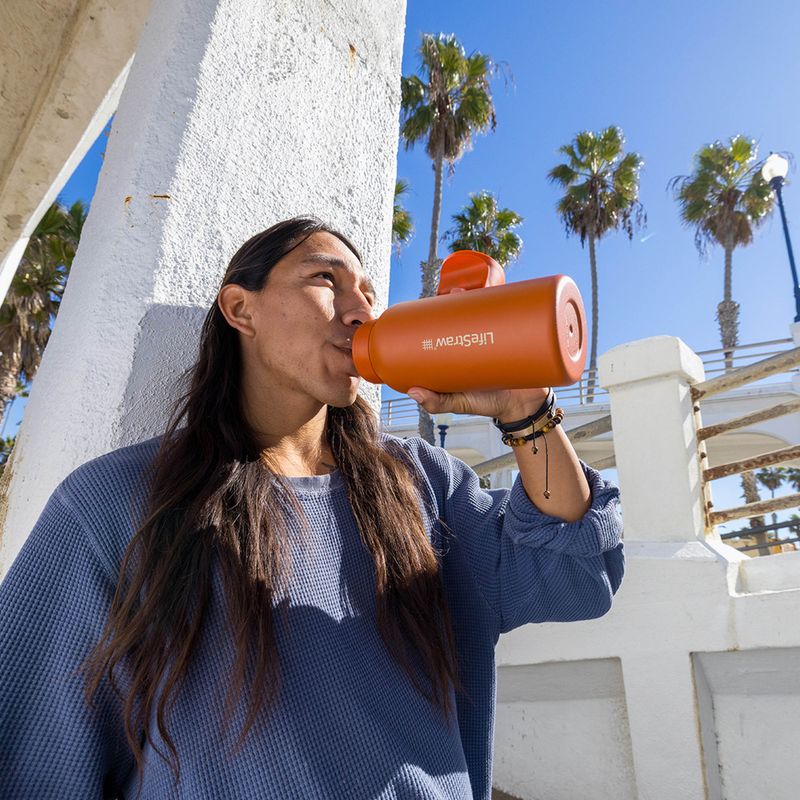 Túrapalack szűrővel Lifestraw Go 2.0 Steel 1 l kyoto orange 5