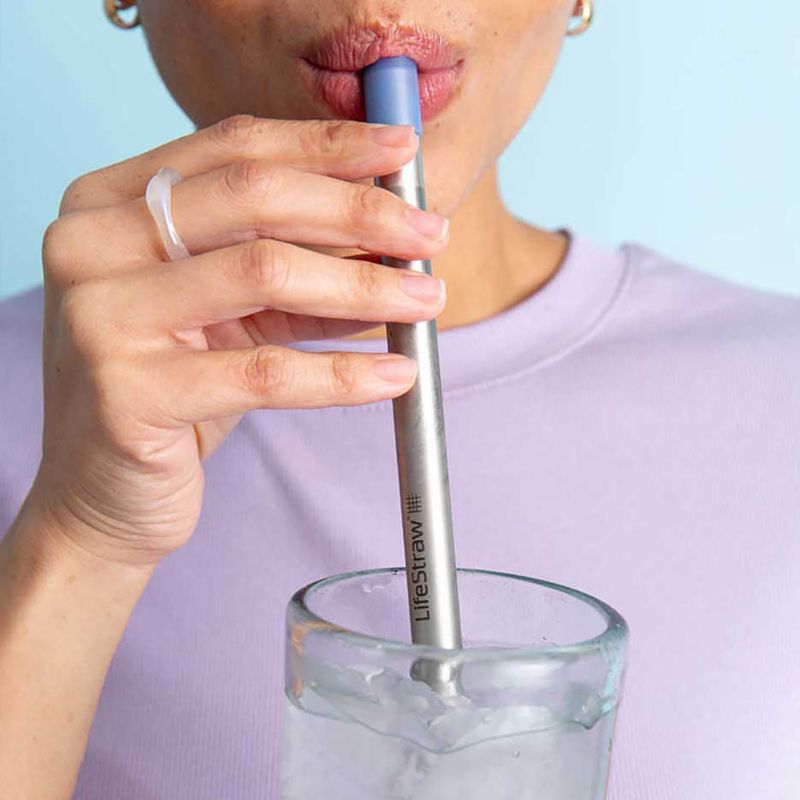 LifeStraw SIP Cases 3 db viharos/lagúnás/középkék vízbe illeszkedő szívószál 5