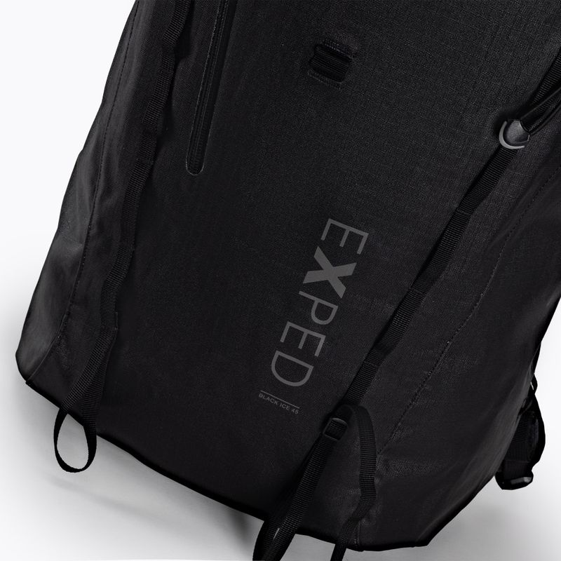 Mászó hátizsák Exped Black Ice 45L fekete EXP-45 7